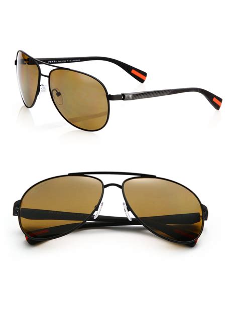 mens prada aviator sunglasses|prada men's sunglasses polarized.